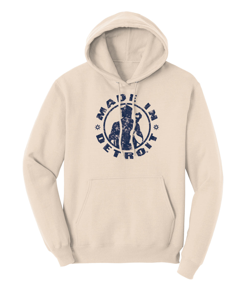 MID'stressed Navy Hoodie