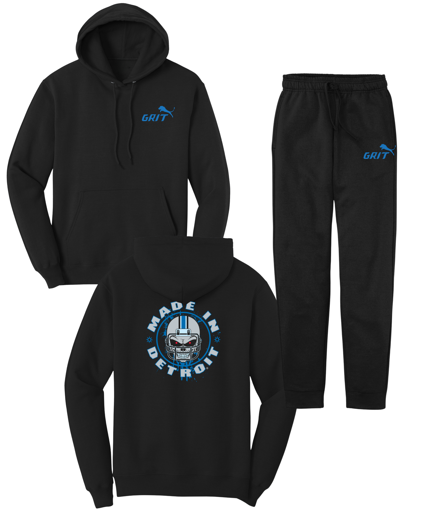 Grit/Red Eye Helmet Skull Sweatsuit