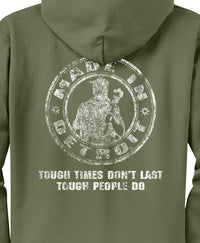 MID Circle/Tough Times M. Green Zip Up