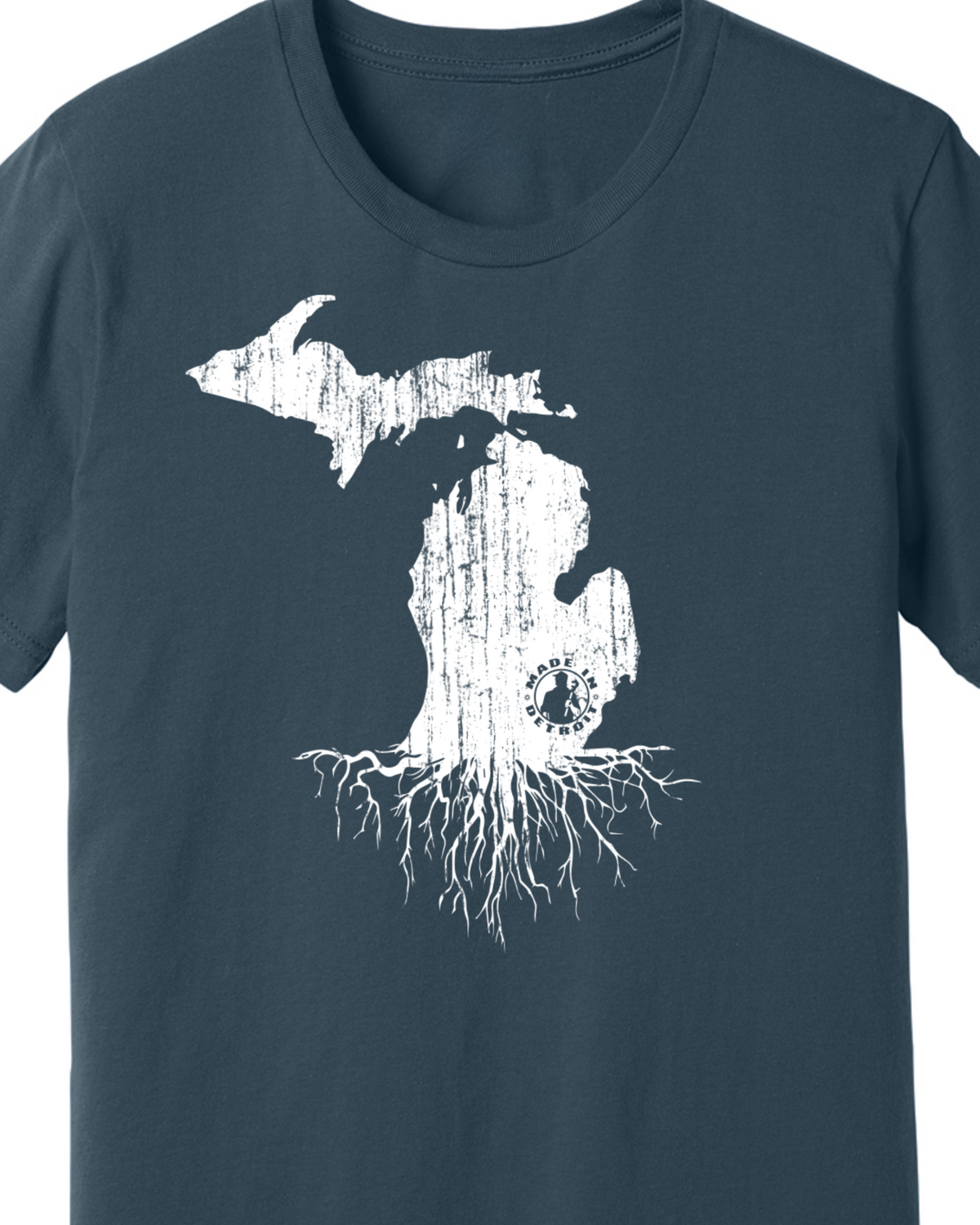 Michigan With Roots Design Michigan Roots Shirts – Made In Detroit
