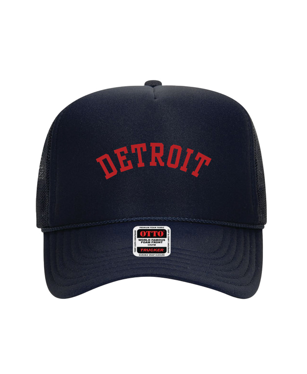 Detroit Foam Trucker w/ Red Print
