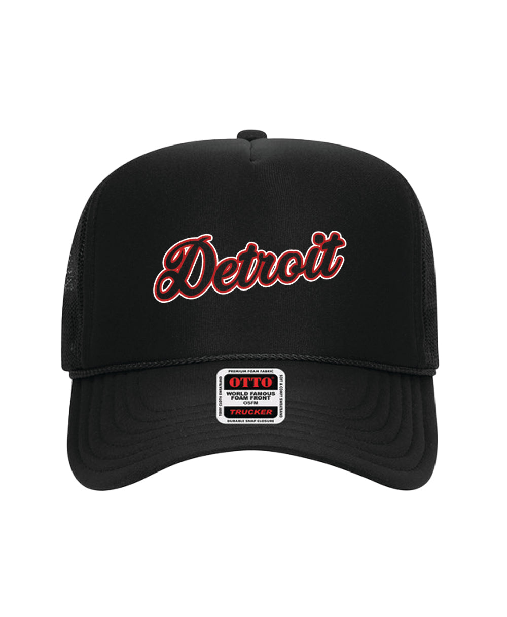 Detroit Foam Trucker w/ Red Print