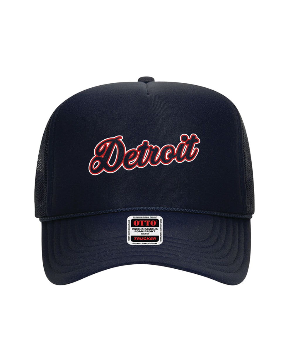 Detroit Foam Trucker w/ Red Print