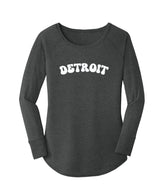 Detroit Retro Arch Long Sleeve Tunics