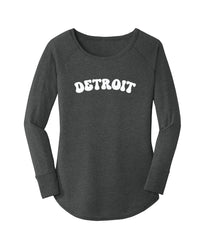 Detroit Retro Arch Long Sleeve Tunics