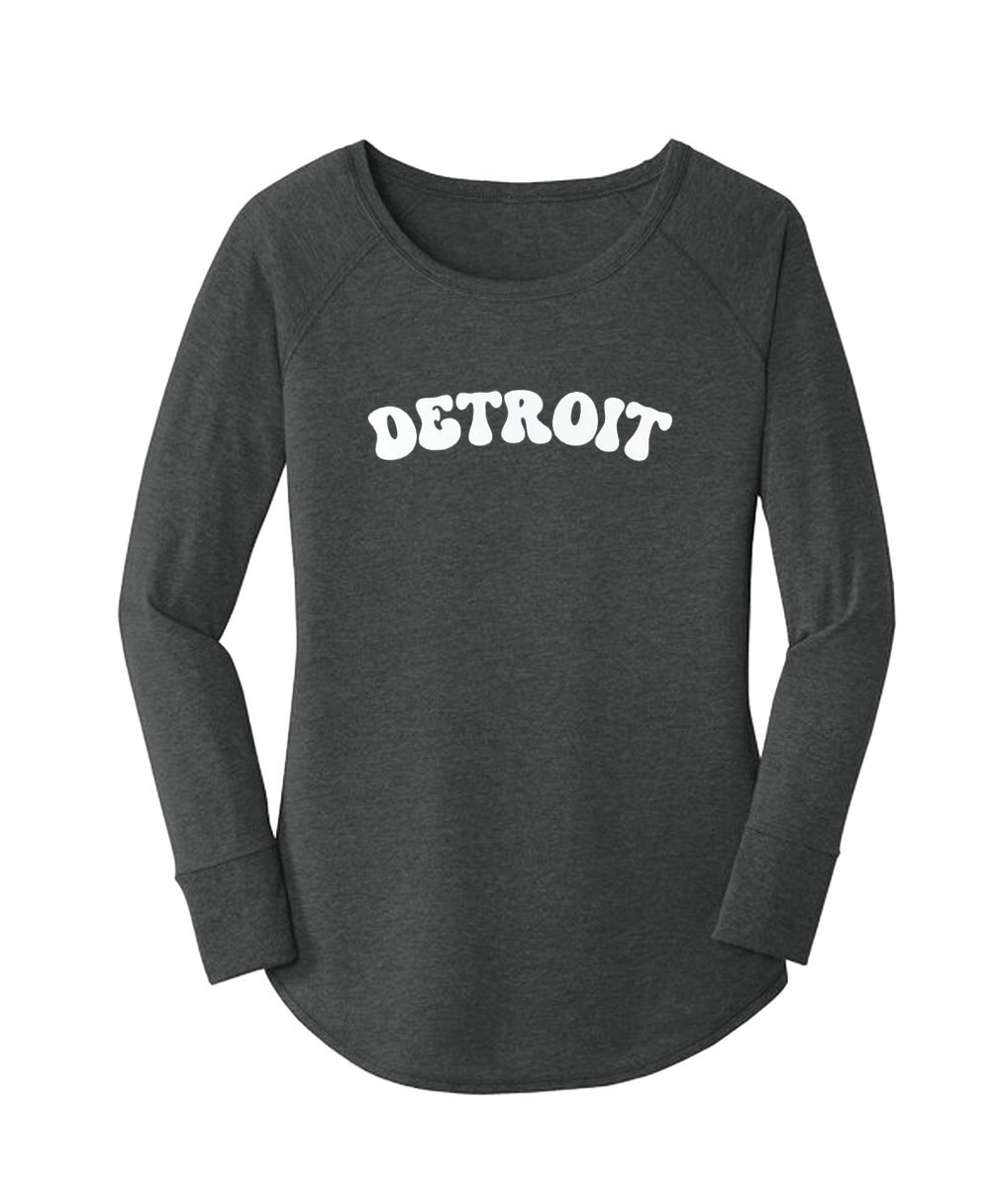 Detroit Retro Arch Long Sleeve Tunics