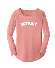 Detroit Retro Arch Long Sleeve Tunics