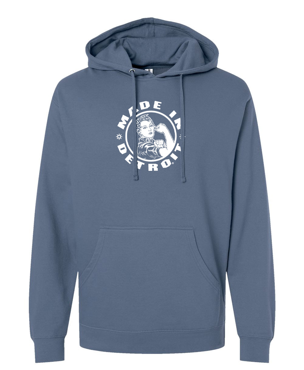 Rosie Storm Blue Unisex Hoodie