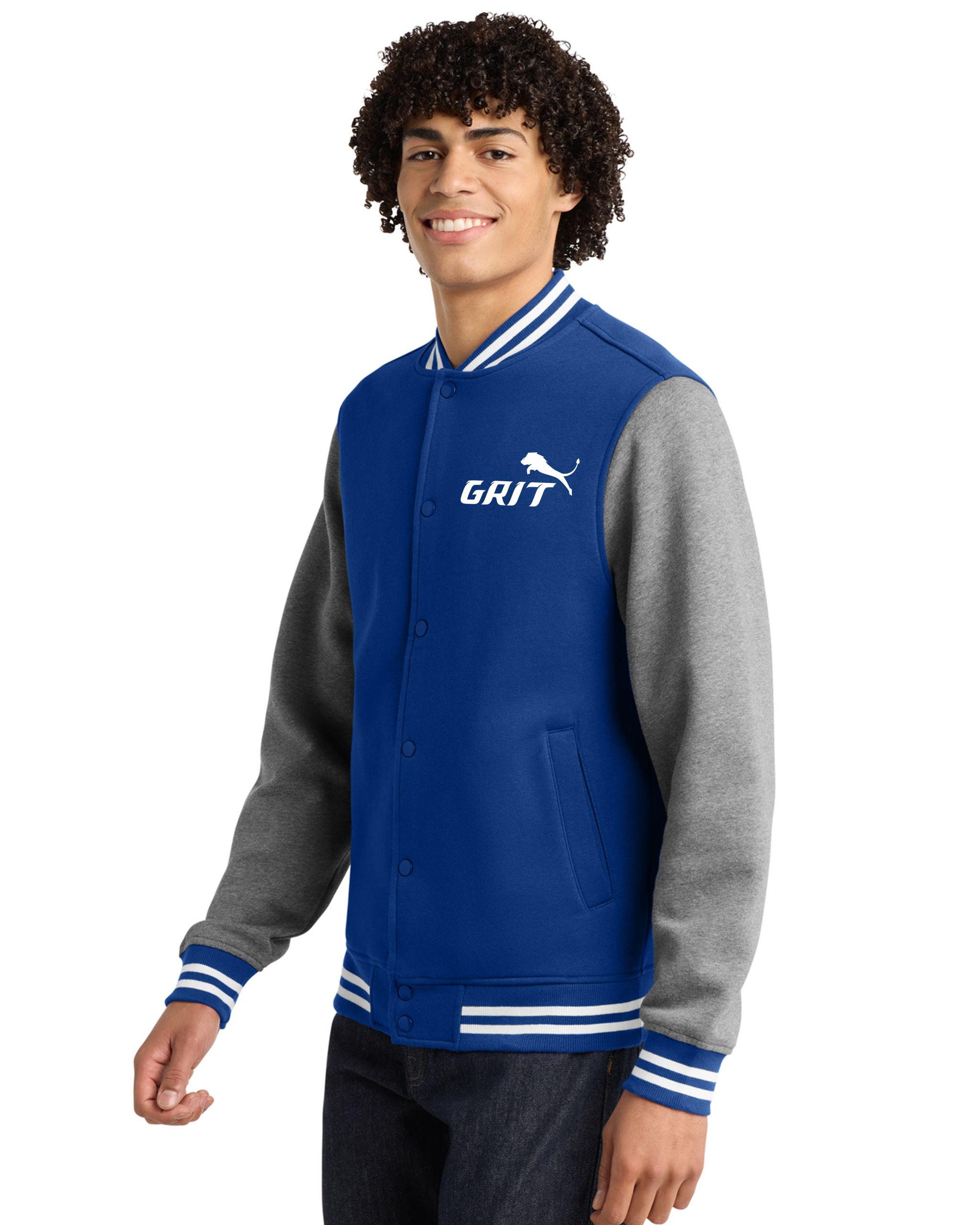 Grit/Tough Times Letterman Jacket