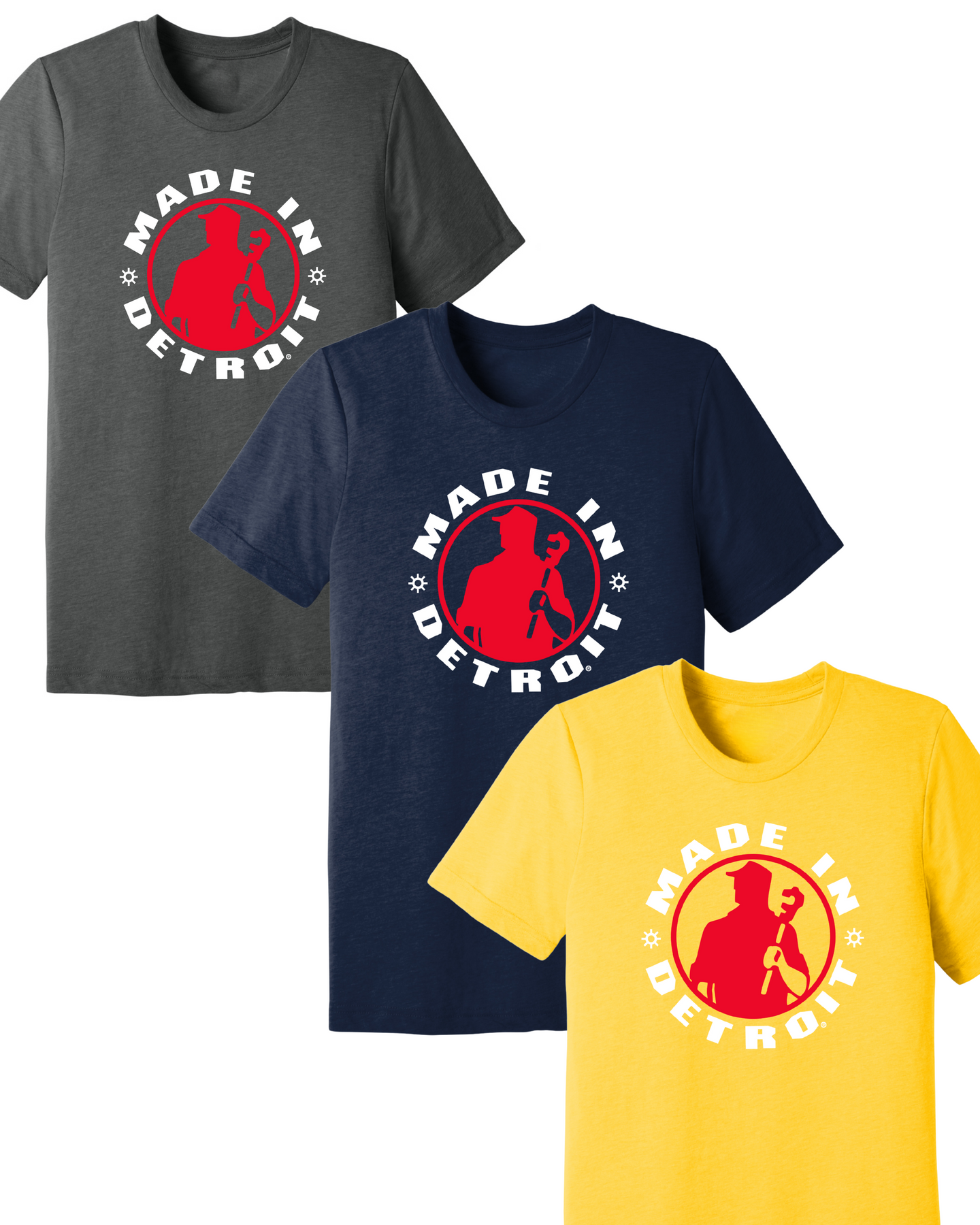 MID Red & White Premium Triblend Shirt