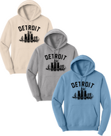 Detroit Arch Skyline Hoodies