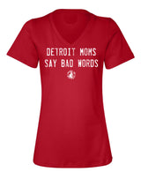 Detroit Moms Black V-Neck - 2X