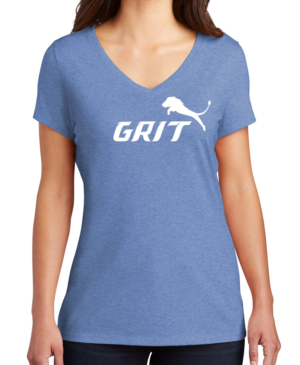 Grit Triblend V-neck