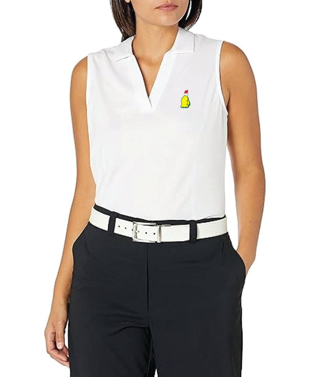 Ladies Sleeveless Golf Polo