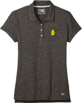 Ladies Black Twist Mitten Flag Polos - SM