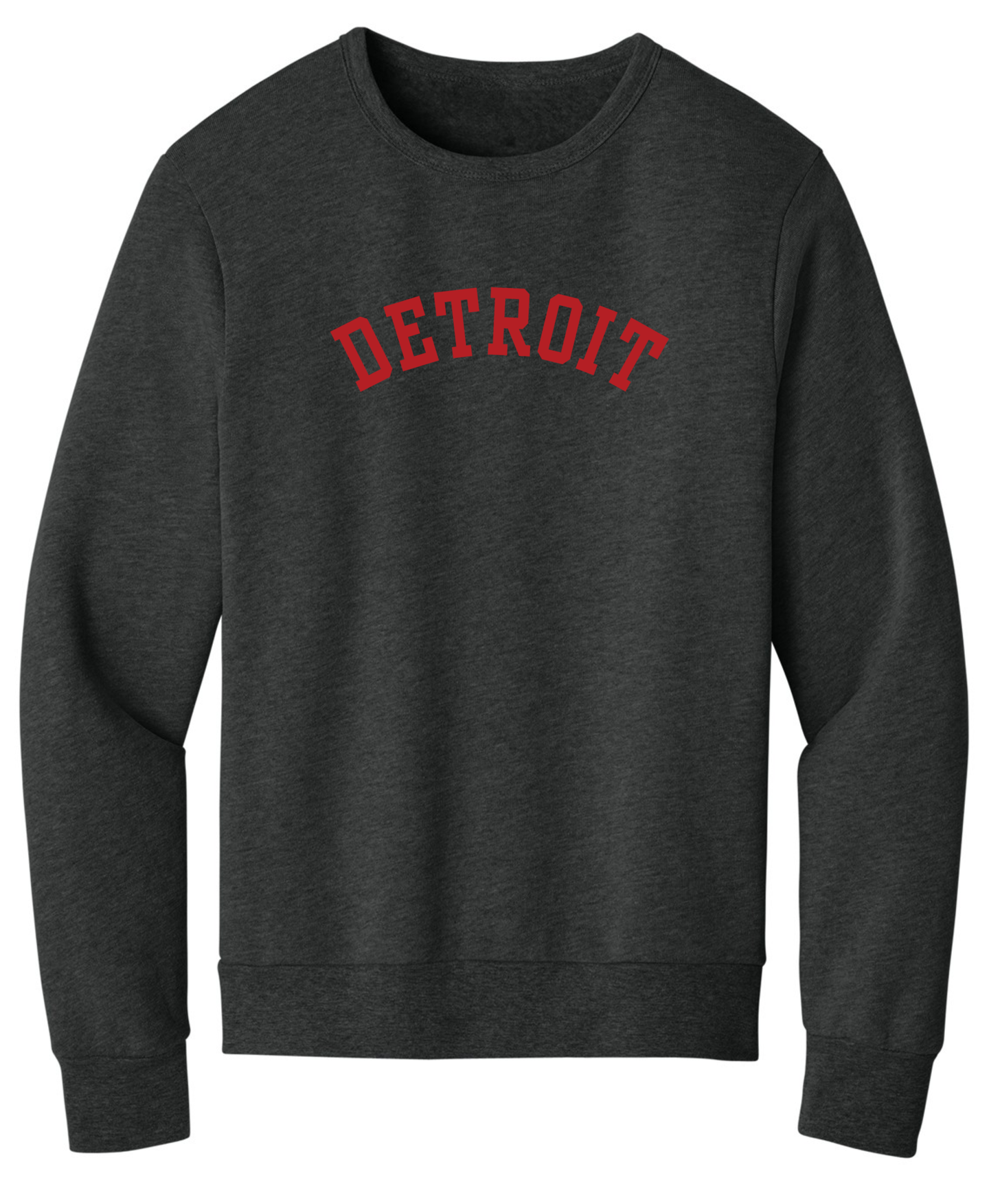 Unisex Red Detroit Crewnecks