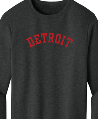Unisex Red Detroit Crewnecks