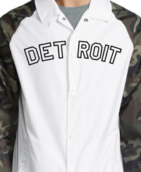 Detroit Camo Windbreaker