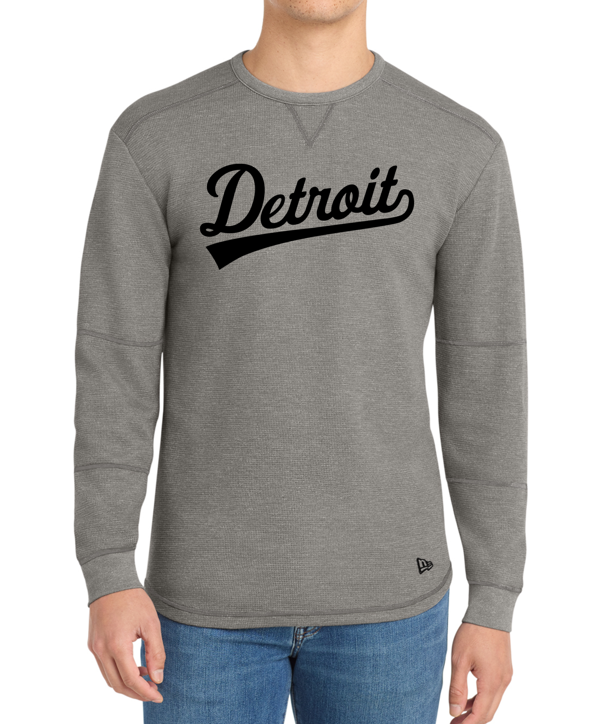 New Era Detroit Tail Script Thermal