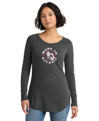 Ladies Rosie Long Sleeve Black Frost Tunic