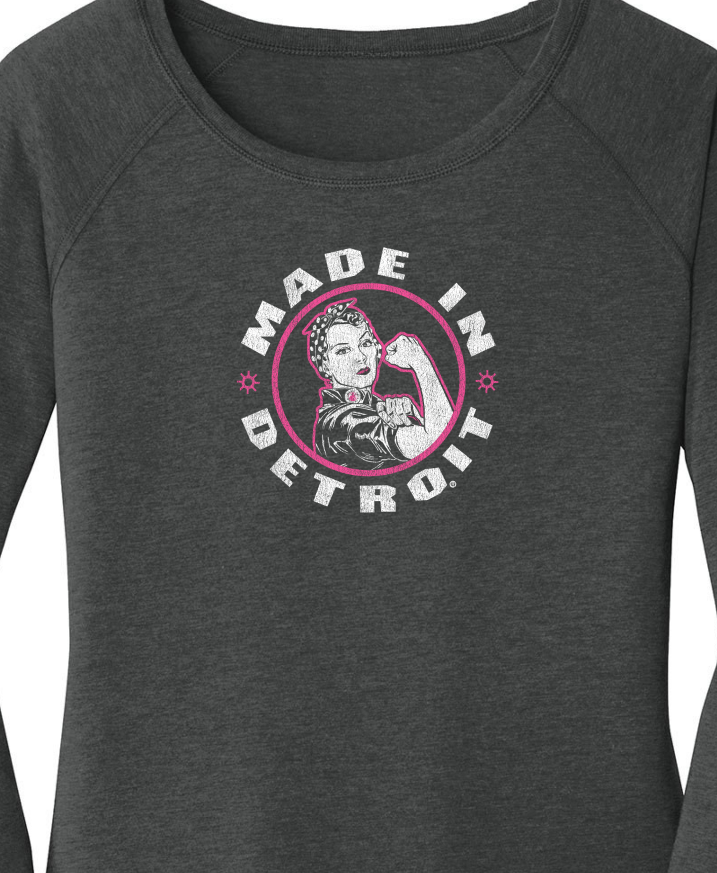 Ladies Rosie Long Sleeve Black Frost Tunic