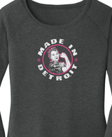 Ladies Rosie Long Sleeve Black Frost Tunic