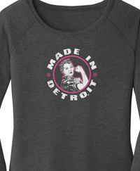 Ladies Rosie Long Sleeve Black Frost Tunic