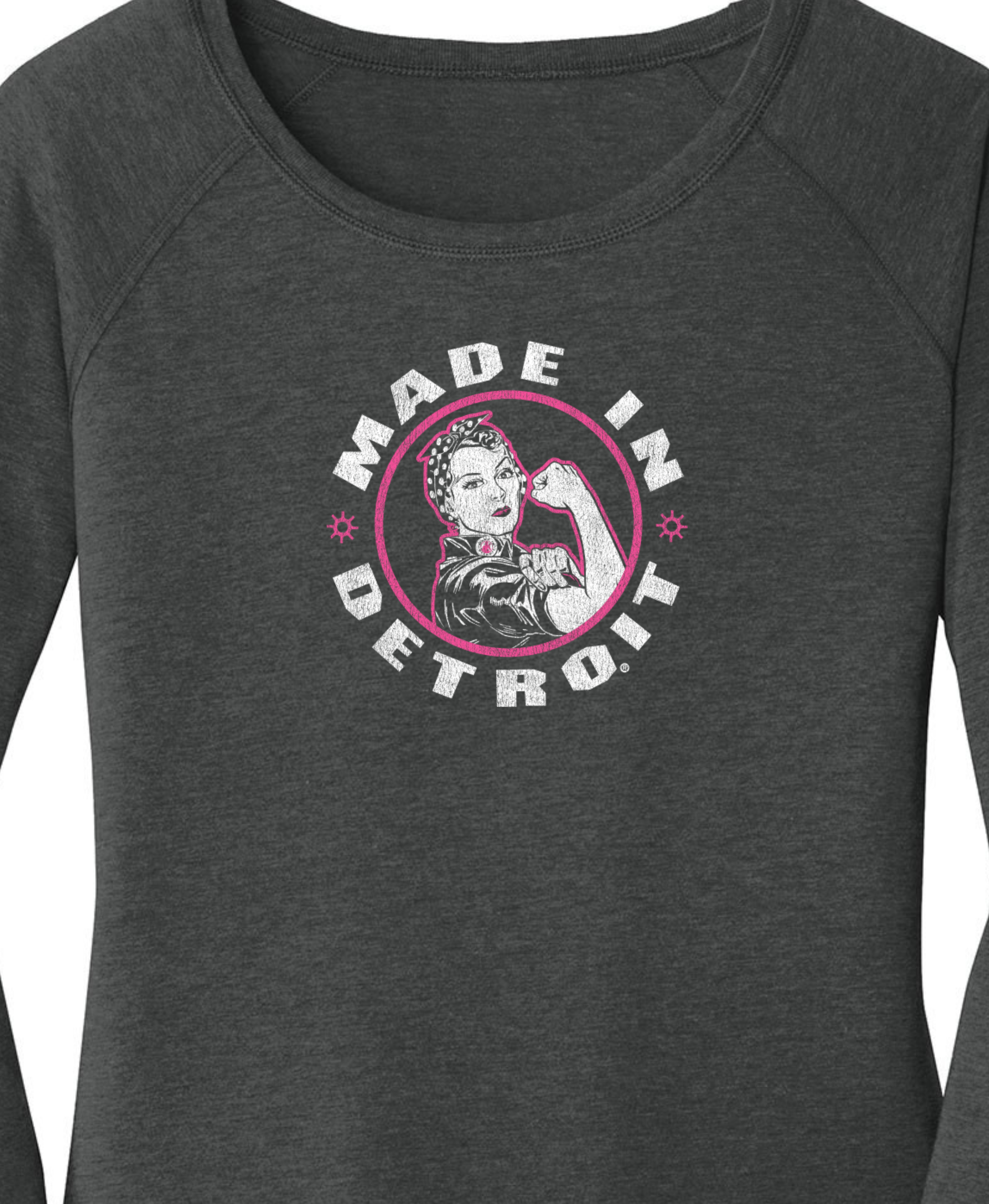 Ladies Rosie Long Sleeve Black Frost Tunic