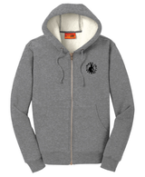 MID Heavyweight Sherpa Lined Grey Zip Up