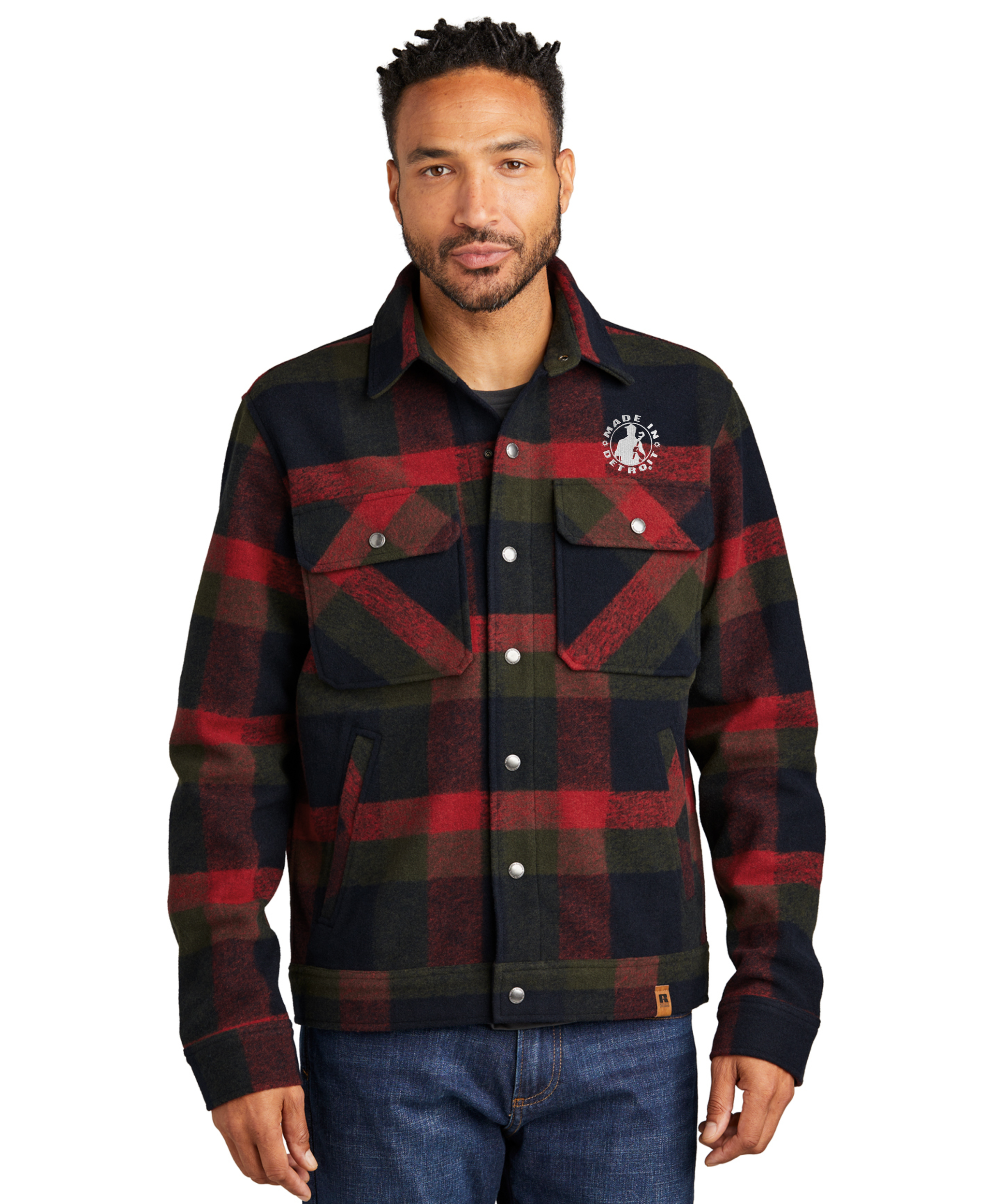 MID Red Plaid Basin Jacket