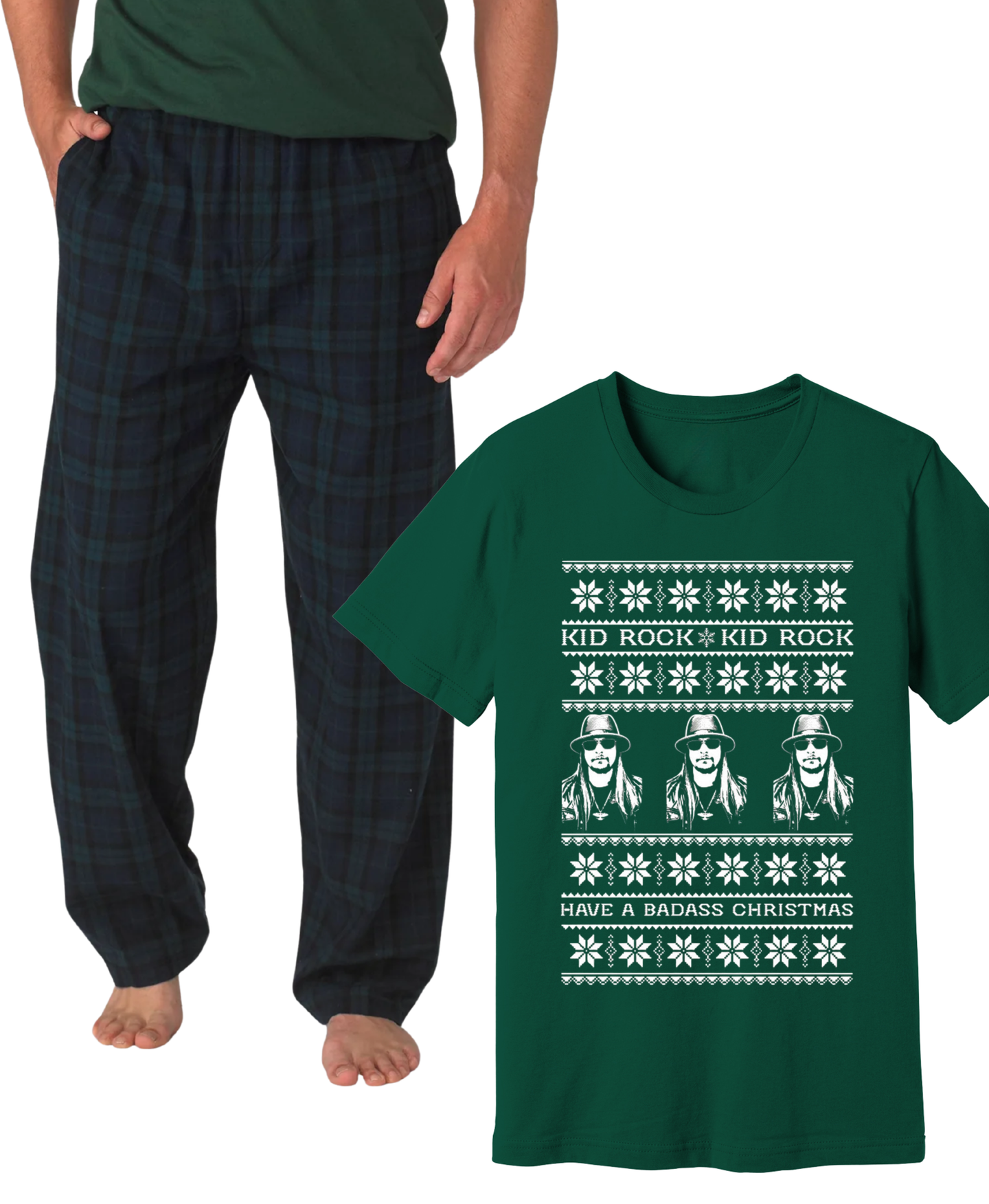 Unisex Kid Rock Xmas PJ Set