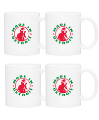 MID Holiday Santa Mug 4-Pack Deal