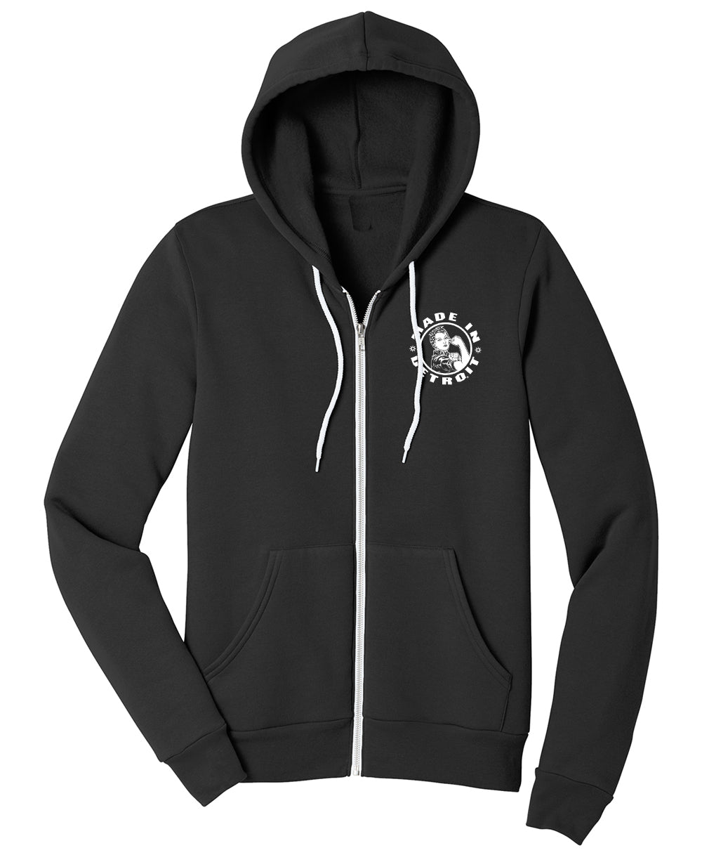 Badass Mom Black Zip-Up