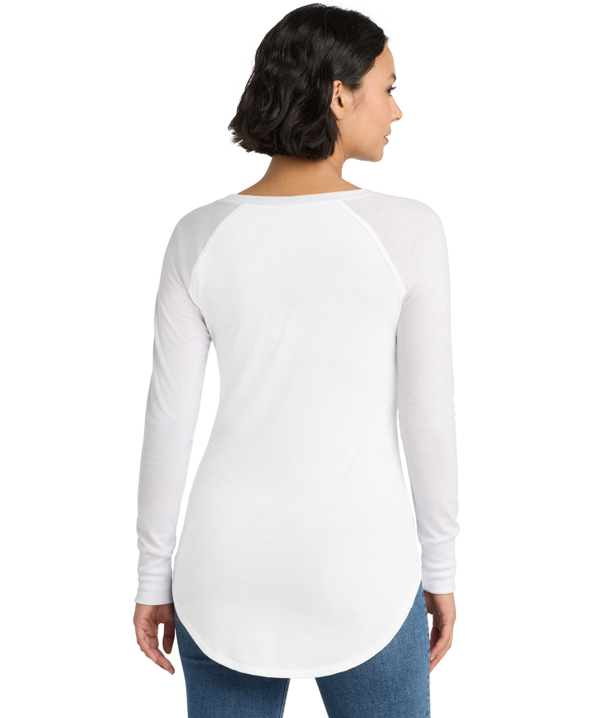 Ladies Long Sleeve Tunic White Shirts