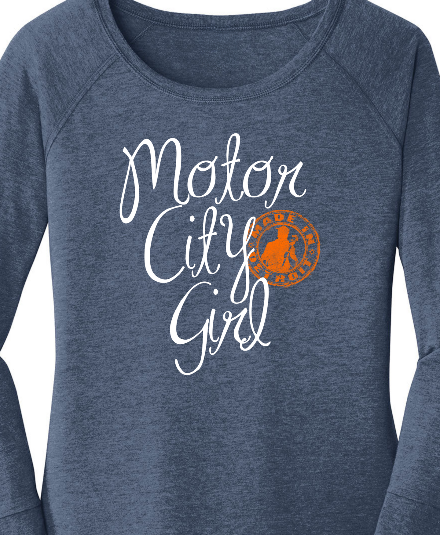 Motor City Girl Long Sleeve Tunic Shirt
