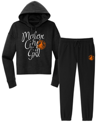 Ladies Motor City Girl Crop Sweatsuit