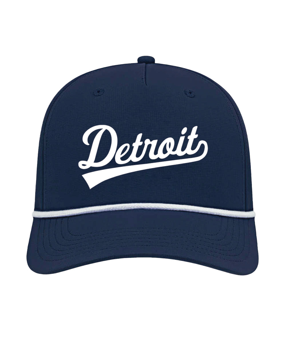 Detroit Tail Script Rope Hat