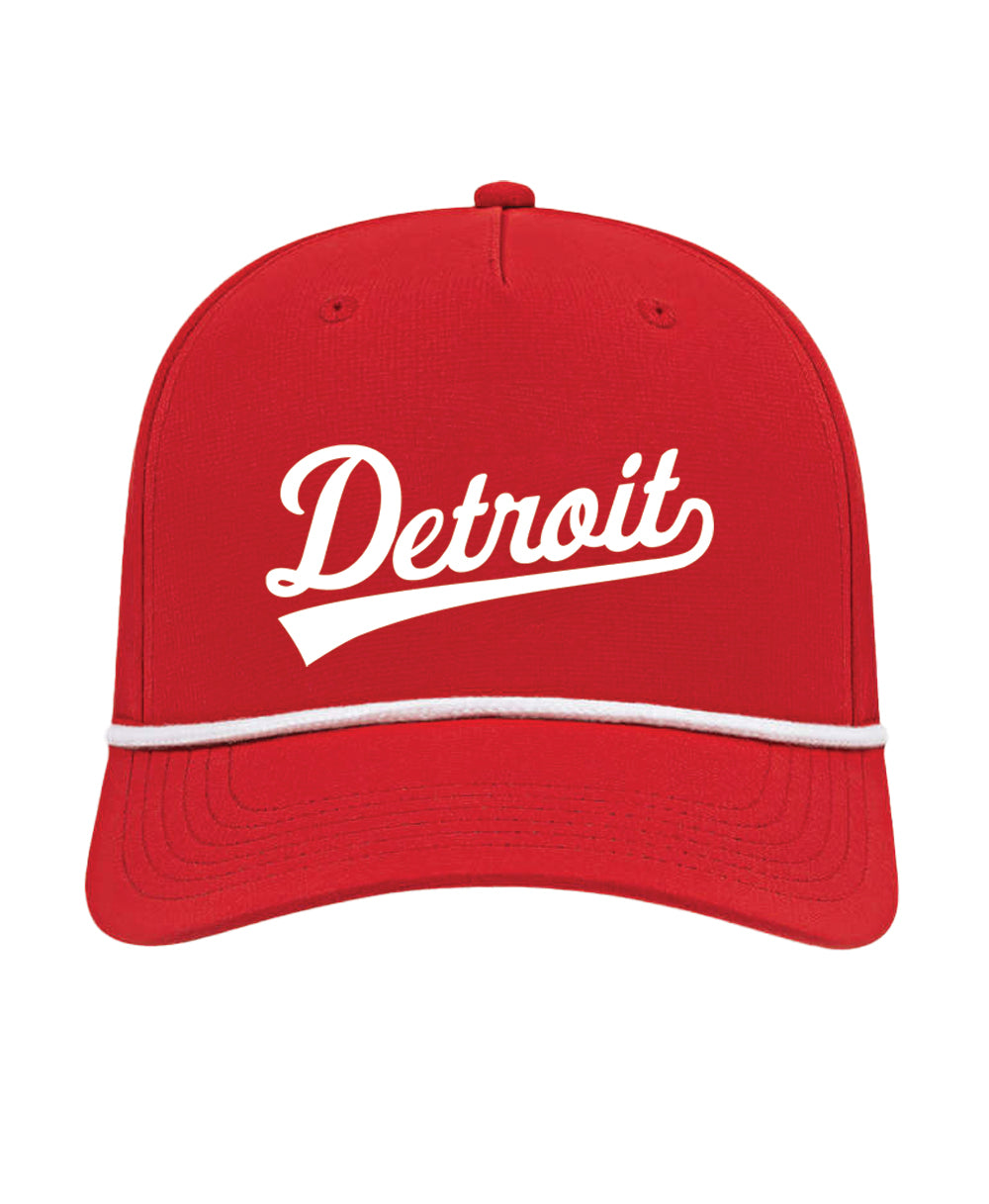 Detroit Tail Script Rope Hat