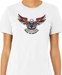 Ladies Made In America Eagle Shirts