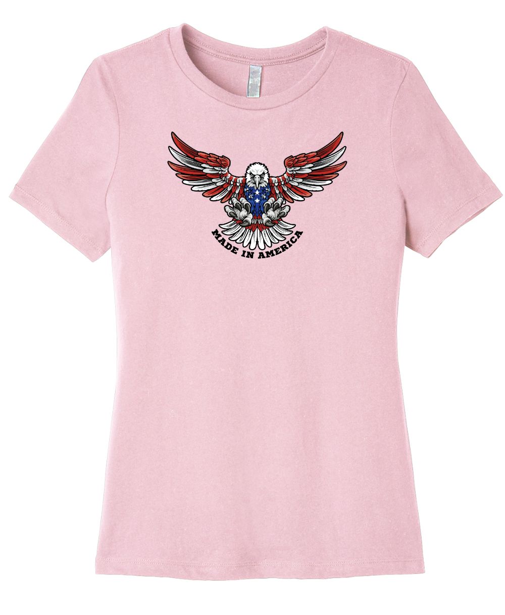 Ladies Made In America Eagle Shirts