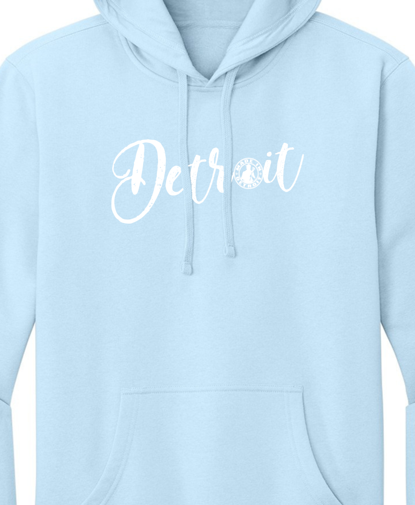 Ladies MID Detroit Curvy Script Hoodies