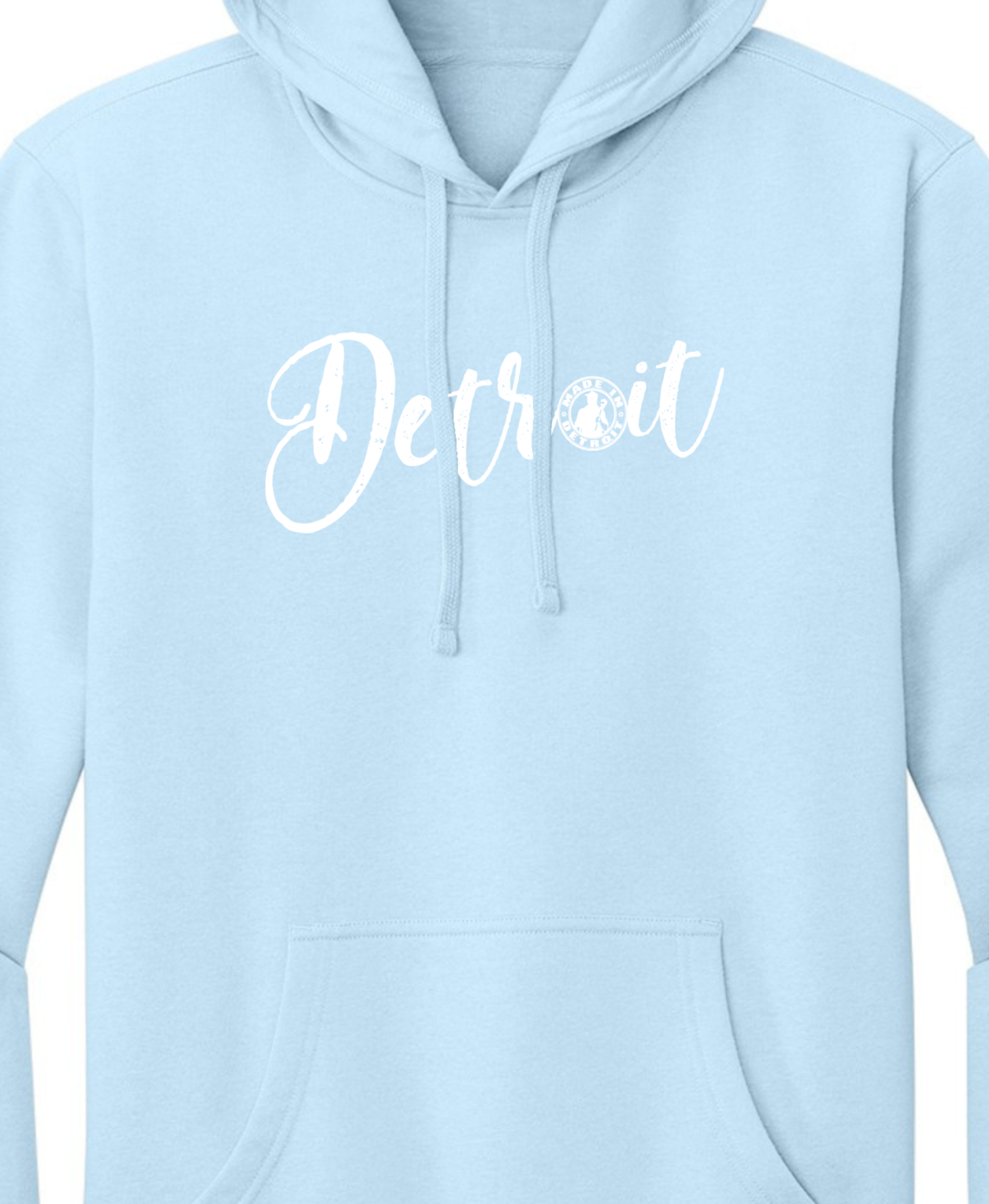Ladies MID Detroit Curvy Script Hoodies