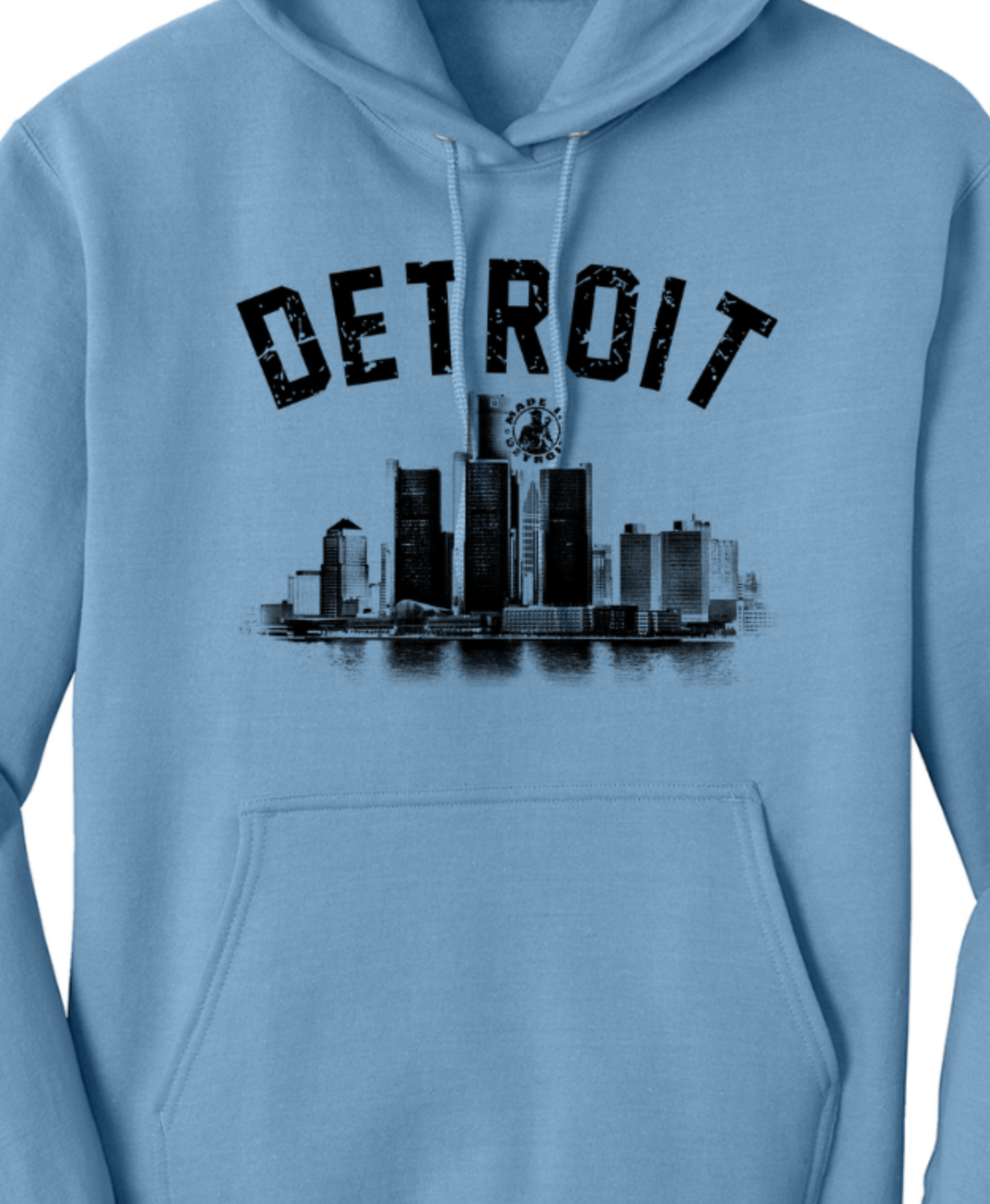Detroit Arch Skyline Hoodies