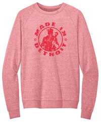 Red MID'stressed Tri Fleece Crewnecks