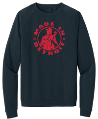 Red MID'stressed Tri Fleece Crewnecks