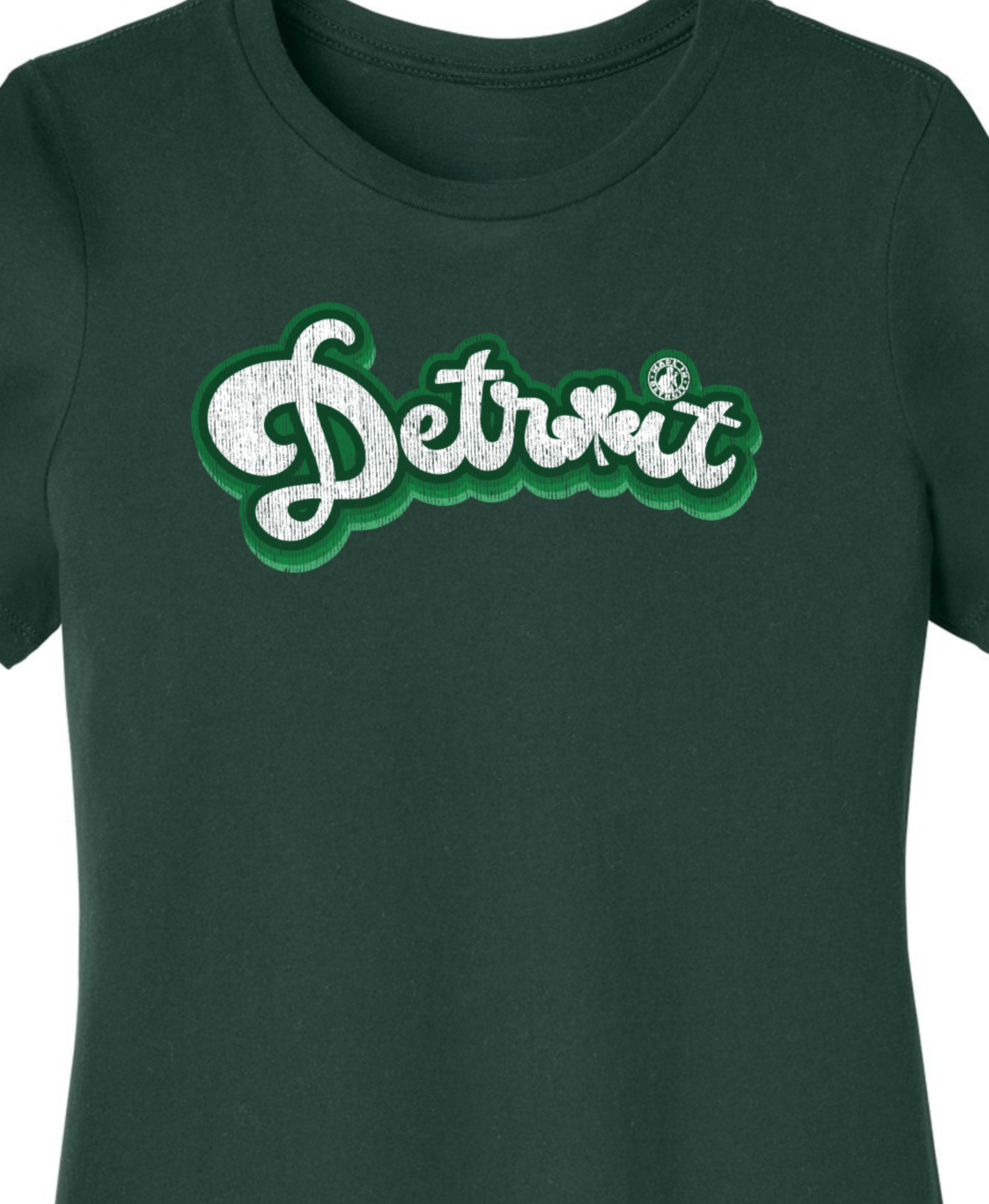 Ladies Detroit Bubble Clover Shirts