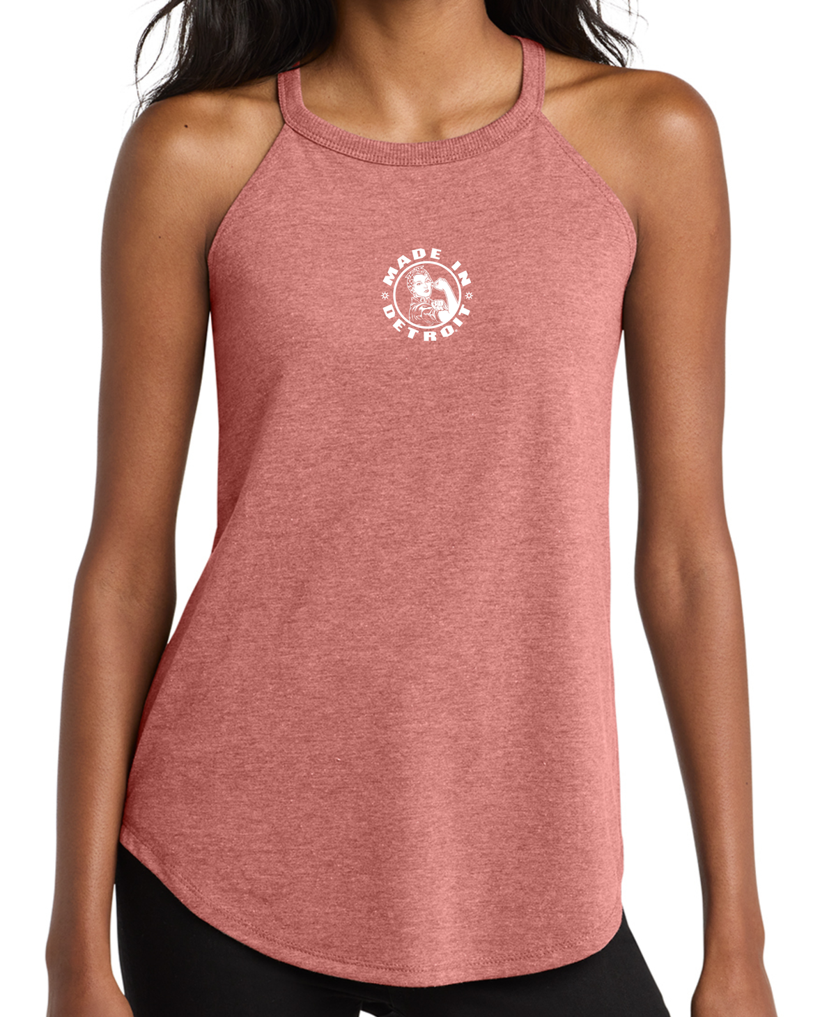 Red Rocker Tank Ladies Rosie Premium Triblend Rocker Tanks | Made In Detroit