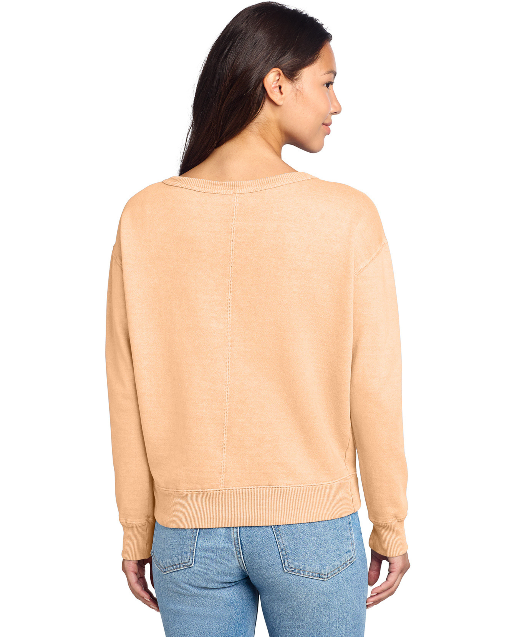 Ladies Rosie Beach Wash V-Neck Sweatshirt