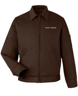 Made In Detroit Dark Mocha Workwear Jacket