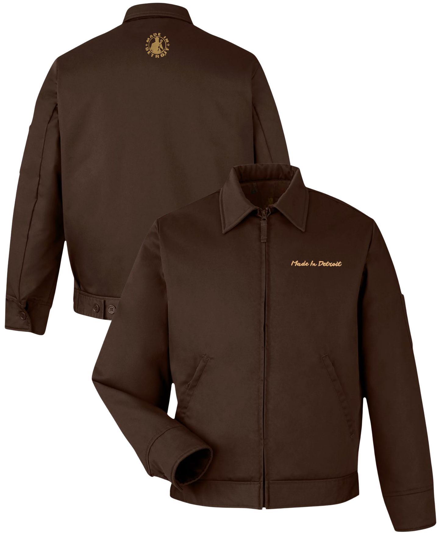 Made In Detroit Dark Mocha Workwear Jacket